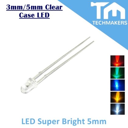 100x Lighthouse LEDs 5mm Piranha RGB LED - Common Cathode - Super Bright (9000-11000 Mcd) - View #5