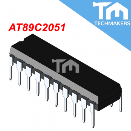 Microcontrôleurs AT89C2051-24PU - Lot De 5 Pièces, Boîtier DIP20, Pour Projets électroniques