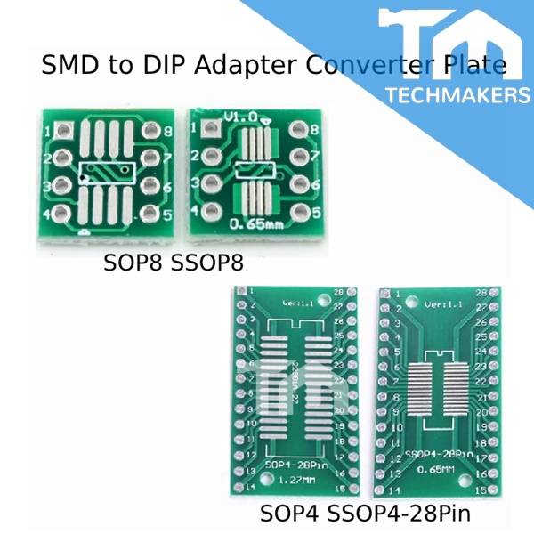 Reland Sun 10-teiliges SMD-auf-DIP-Adapterplatinen- Produktbild-Vorschau 3