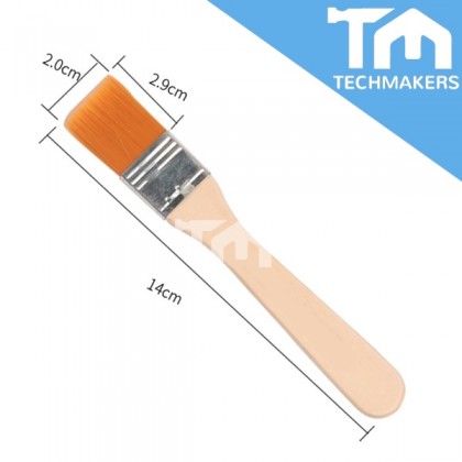 Nylon Paint Brush Wooden Handle Watercolor Brushes For Acrylic Oil Painting 