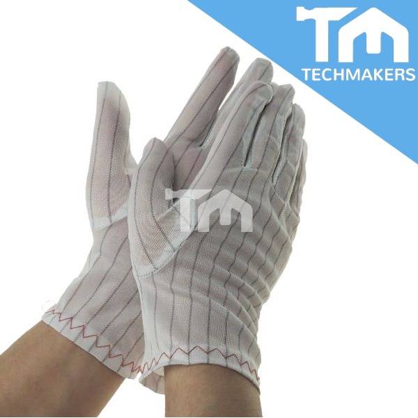 1 pair of Anti Static Gloves ESD Safe Glove Antistatic NonSlip