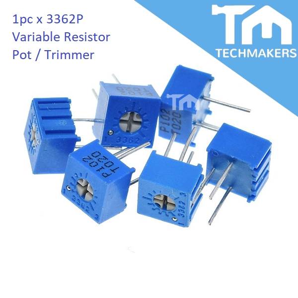 1pc 3362P 3362 Adjustable Potentiometer POT Knob Resistor Resistance