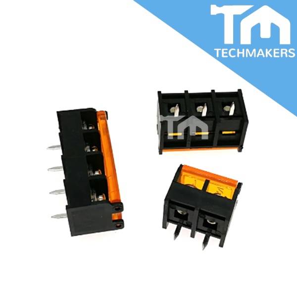 HB9500 2P 10P PCB Barrier Terminal Block With Cover 300V 30A 9.5mm
