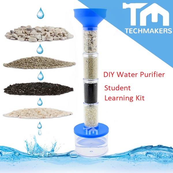 GIFTED EDUCATION Simple Water Filter Purifier Sewage Purification