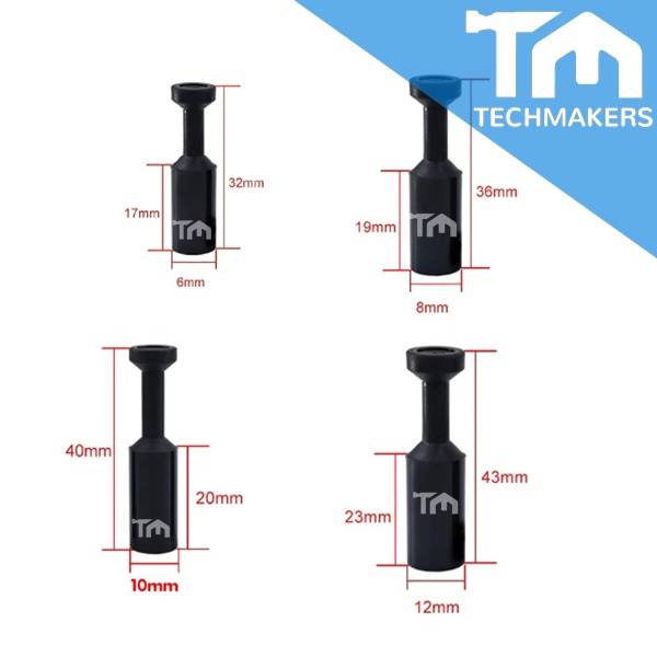 6/8/10/12mm Pneumatic End Cap Plug Air Hose Tube Pushin Joint Hole Seal Stoppers Seals Block