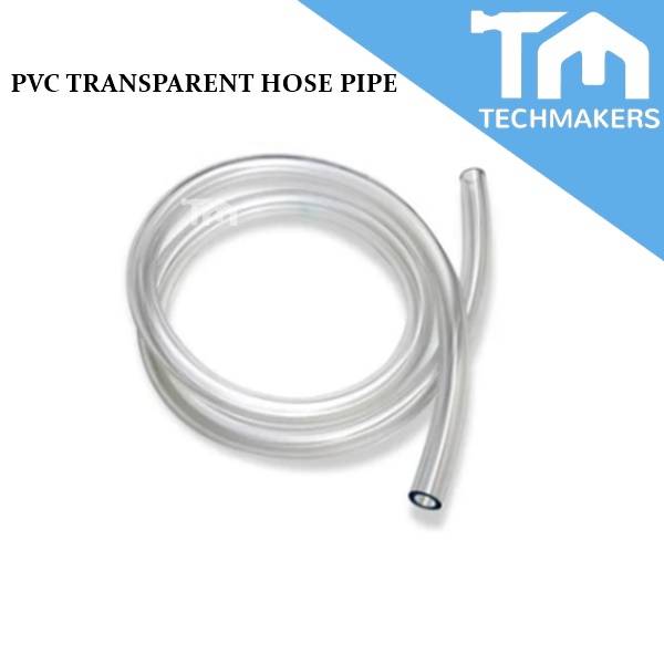 1METER PVC CLEAR HOSE PIPE/ TRANSPARENT HOSE / AIR LINE TUBE 11MM