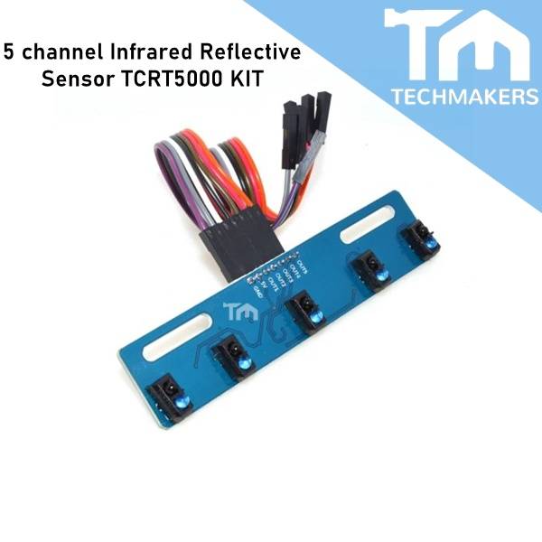 5Channel Infrared Reflective Sensor TCRT5000 TCRT 5000 KIT 5 Way IR
