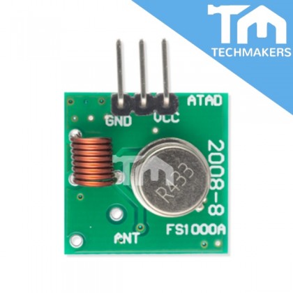 433MHz Transmitter Receiver RF Module Remote Control Controller ...