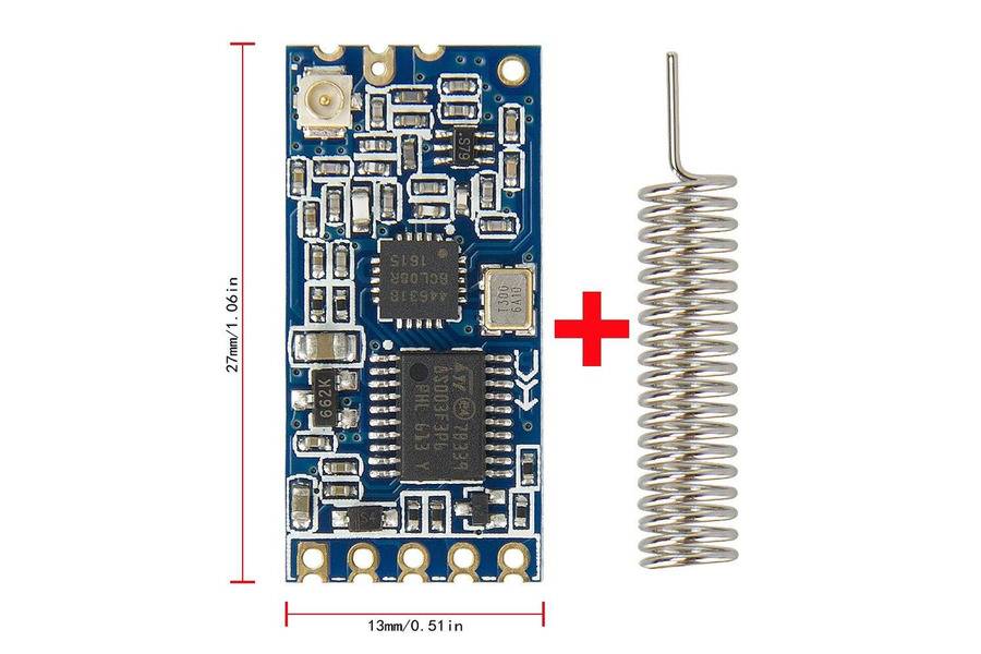 Long Range HC12 Wireless transceiver module Serial SI4463 433Mhz