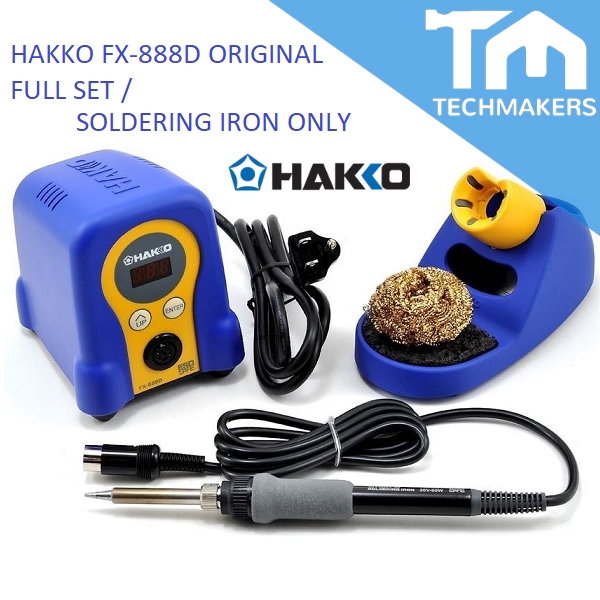 Original HAKKO FX888D FX888D 888 Digital Soldering Station Set / Solder Iron Handle Only **Free