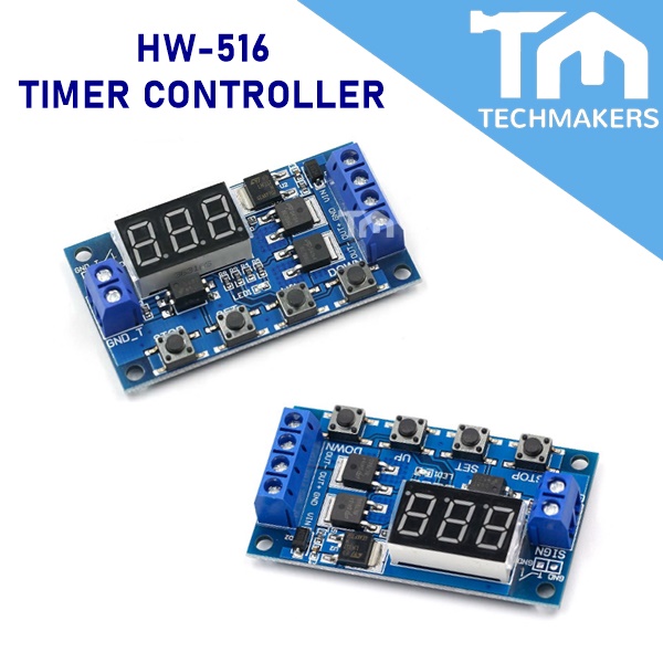 HW516 DC 12V 24V LED Time Delay Relay Trigger Cycle Timer Switch Module