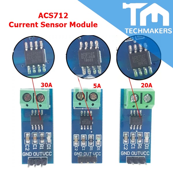 Arduino Rtc Business & Industrie ACS712 30A Stromsensor Analog