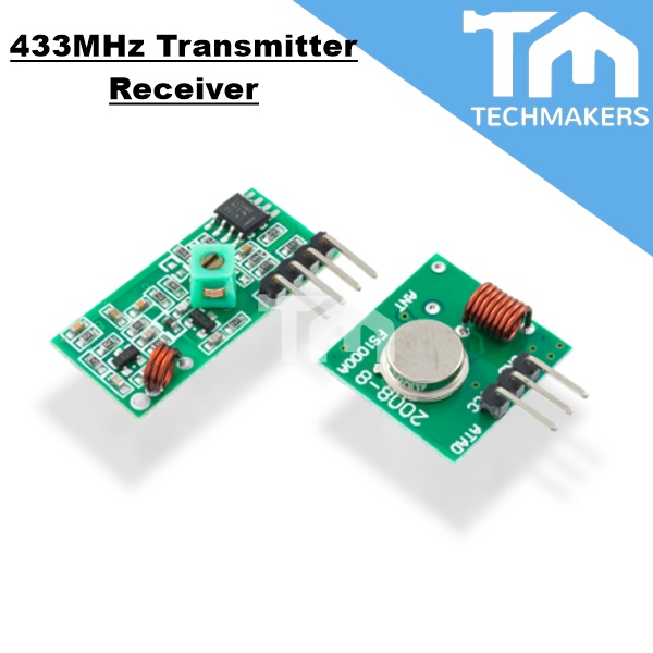 433MHz Transmitter Receiver RF Module Remote Control Controller ...